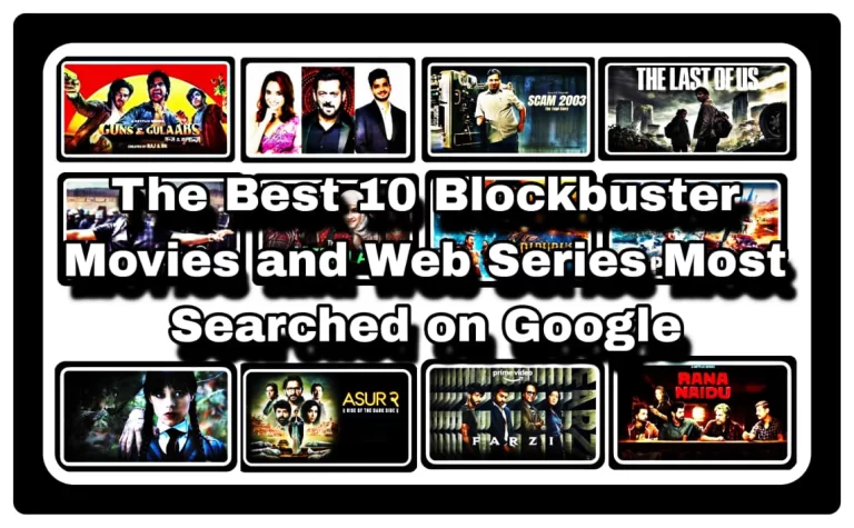 Which is the 10 blockbuster movies most searched on Google in 2023?